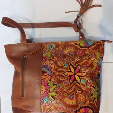 Bolso dos cremalleras y bolsillo externo