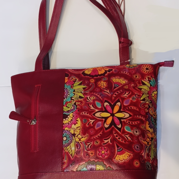 Bolso dos cremalleras y bolsillo externo
